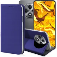 Etui i futerały do telefonów - ETUI Z KLAPKĄ DO OPPO RENO12 F 4G / 5G / FS 4G / 5G GRANATOWE MAGNETYCZNE - miniaturka - grafika 1