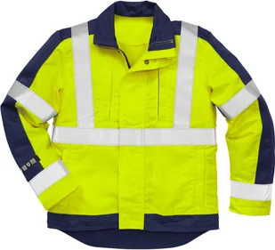 BLUZA OCHRONNA OSTRZEGAWCZA FRISTADS KANSAS 4846 FBPA (ŻÓŁTO-GRANATOWA, L) - Biuro i firma OUTLET - miniaturka - grafika 1