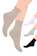 Skarpetki damskie - SKARPETY STEVEN 125 BAMBUS DAMSKI (kolor POPIEL, rozmiar 38-40) - miniaturka - grafika 1