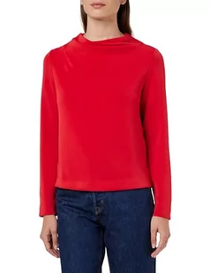 s.Oliver Sales GmbH & Co. KG/s.Oliver Damska bluza z kołnierzem wodospadu, bluza z kołnierzem wodospadu, czerwony, 40 - Bluzy damskie - miniaturka - grafika 1