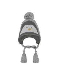 New Era Czapka Trapper 60580798 Szary - Czapki dla dzieci - miniaturka - grafika 1