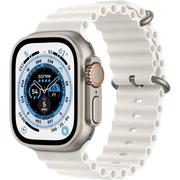 Smartwatch - Apple Watch Ultra GPS + Cellular 49mm Tytan MNHF3WB/A Biały - miniaturka - grafika 1