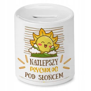 Dla Psychologa Skarbonka na Urodziny na Prezent z Nadrukiem ze Zdjęciem - Skarbonki - miniaturka - grafika 1