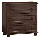 Komody - Komoda sosnowa drewniana nr6 g47 orzech - miniaturka - grafika 1