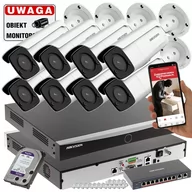 Zestawy do monitoringu - Zestaw inteligentnych kamer IP Hikvision DS-2CD2T47G2-L(2.8mm)(C) 4MPx ColorVu Acusense IR60 - miniaturka - grafika 1