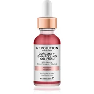 Peelingi i scruby do twarzy - Makeup Revolution Makeup Revolution Skincare 30% AHA + BHA Peeling Solution 30 ml - miniaturka - grafika 1