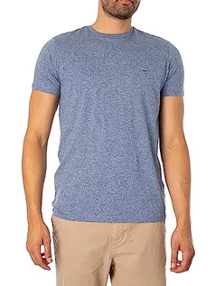 Koszulki męskie - Lacoste T-shirt męski, Bleu Indigo Clair, XS - grafika 1
