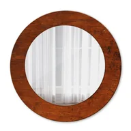 Lustra - Nowoczesne Lustro w ramie Naturalne drewno 50cm - miniaturka - grafika 1