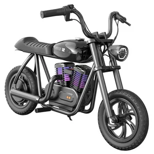 Motocykl elektryczny dla dzieci HYPER GOGO Pioneer 12 Plus, 21,9 V 5,2 Ah 160 W, opony 12'x3', 12 km - czarny - Motocykle - miniaturka - grafika 3