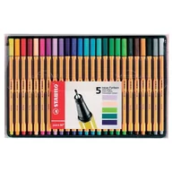 Cienkopisy - Cienkopisy STABILO POINT 88 etui z zawieszką 25 kolorów /8825-1/ - miniaturka - grafika 1