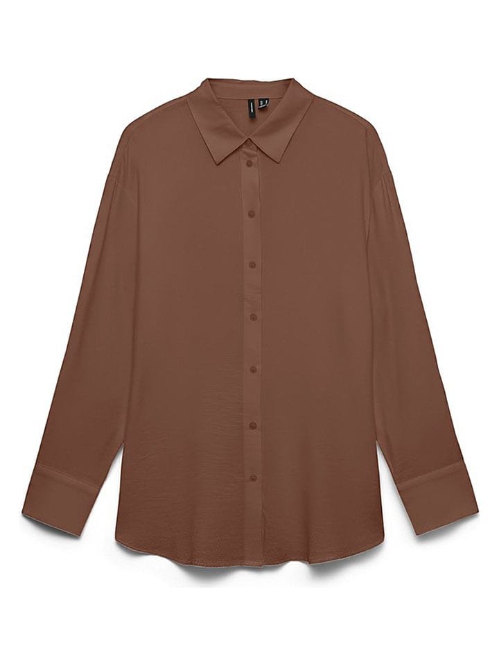 Vero Moda Koszula w kolorze jasnobrązowym