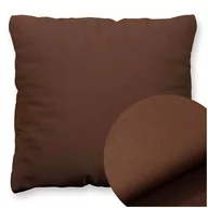 Pościel - Poszewka Bawełna 45 x 45 Jednolita Ola Brąz Brązowa - miniaturka - grafika 1