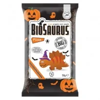 Chrupki kukurydziane Dinozaury HALLOWEEN o smaku pizzy bezglutenowe BIO 50g - Chrupki - miniaturka - grafika 1