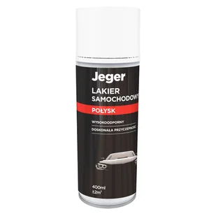 Lakier samochodowy w sprayu 0.4 l biały połysk Jeger - Farby i lakiery w sprayu - miniaturka - grafika 1