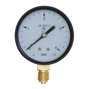 Manometr grzewczy RF63 1/4" 0-4 bar - Akcesoria grzewcze - miniaturka - grafika 1