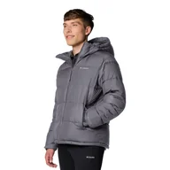 Kurtki męskie - Męska kurtka ocieplana Columbia Pike Lake II Hooded city grey - S - miniaturka - grafika 1