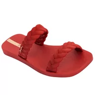 Buty sportowe damskie - Klapki Ipanema Fever Slide 26826-AF001 - czerwone - miniaturka - grafika 1