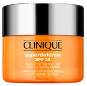 Kremy do twarzy - Clinique Superdefense SPF 25 fatigue + 1st signs of age multi-correcting cream, skin type 3,4 - miniaturka - grafika 1