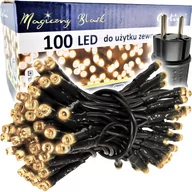 Oświetlenie świąteczne - Lampki choinkowe 100 LED zewnętrzne BIAŁE - miniaturka - grafika 1