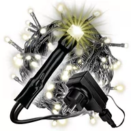 Oświetlenie świąteczne - Lampki Świąteczne Choinkowe 240 Led Ciepłe Białe 23,9M Timer Ip44 - miniaturka - grafika 1