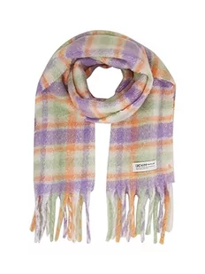 TOM TAILOR Denim Szalik damski, 32561 - Green Lavender Check, jeden rozmiar - Apaszki i szaliki damskie - miniaturka - grafika 1