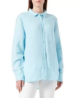 Koszule damskie - Part Two Kivas Relaxed fit Długi rękaw Koszula damska, Kryształowy niebieski, 32 - miniaturka - grafika 1