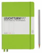 Szkolne artykuły papiernicze - Leuchtturm Notes Medium gładki limonkowy 338722 - miniaturka - grafika 1