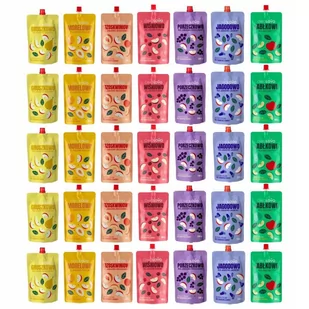 Owolovo Mix 8 smaków musów owocowych 200 g x 40 sztuk - Koncentraty warzywne, przeciery - miniaturka - grafika 1