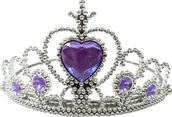 Zabawy w naśladowanie dorosłych - Tiara z kryształkami fioletowa - miniaturka - grafika 1