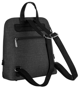 Stylowy plecak damski o ciekawej, melanżowej fakturze — David Jones - Plecaki - miniaturka - grafika 3