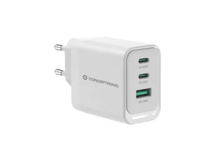 Conceptronic ALTHEA21W65 ładowarka do urządzeń przenośnych Uniwersalne Biały Prąd przemienny Szybkie ładowanie Wewnętrzna - Ładowarki do telefonów - miniaturka - grafika 1
