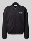 Bluzy męskie - Bluza rozpinana z wykładanym kołnierzem i wpuszczanymi kieszeniami - miniaturka - grafika 1