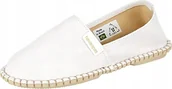Espadryle damskie - Havaianas Espadryle Wsuwane Białe z Logo 38 Ż5d - miniaturka - grafika 1