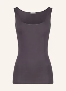 Hanro Top Cotton Seamless schwarz - Koszulki i topy damskie - miniaturka - grafika 1