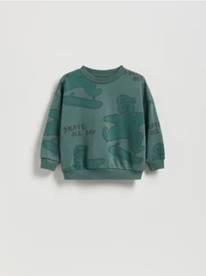 Reserved - Bluza z nadrukiem - morski - Bluzy i sweterki niemowlęce - miniaturka - grafika 1