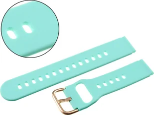 AlleTime Pasek uniwersalny 18 mm silikonowy zielony 2 + teleskopy - Akcesoria do smartwatchy - miniaturka - grafika 1