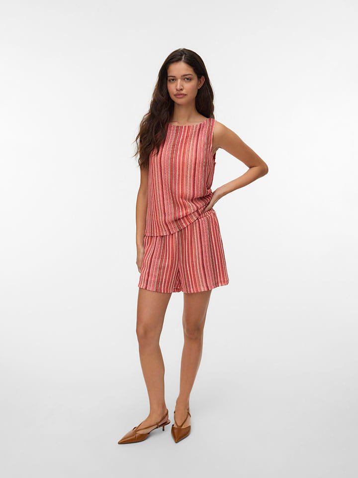 Vero Moda Top w kolorze czerwono-jasnoróżowym