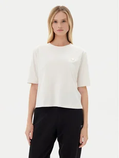 Guess T-Shirt V4BI21 I3Z14 Écru Relaxed Fit - Koszulki i topy damskie - miniaturka - grafika 1