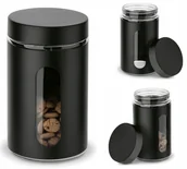 Pojemniki kuchenne - Pojemnik Kuchenny Słoik Kasza Makaron Sypkie 1,0 L - miniaturka - grafika 1