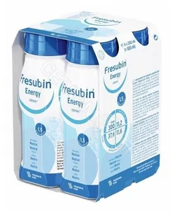 Fresubin Energy Drink o smaku neutralnym 4 x 200 ml - Żywienie medyczne - miniaturka - grafika 1