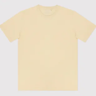 Bawełniany gładki t-shirt męski w kolorze żółtym Pako Lorente roz. M - Koszulki męskie - miniaturka - grafika 1