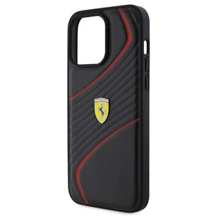 Ferrari FEHCP15XPTWK iPhone 15 Pro Max 6.7" czarny/black hardcase Twist Metal Logo - Etui i futerały do telefonów - miniaturka - grafika 6