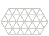 Podstawki pod garnki - Podstawka Zone Denmark pod gorące naczynia Triangles 24 cm jasnoszara 330313 - miniaturka - grafika 1