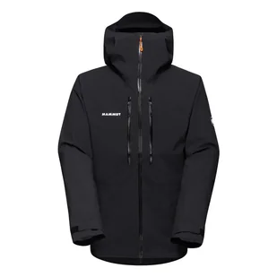 Męska kurtka przeciwdeszczowa Mammut Taiss HS Hooded Jacket black - XL - Kurtki męskie - miniaturka - grafika 1