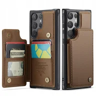 Portfele - Etui z klapką Caseme do Samsung Galaxy S25 Ultra, Litchi Wallet, Portfel - miniaturka - grafika 1