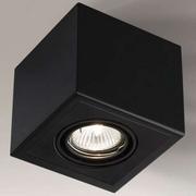 Lampy sufitowe - Shilo plafon techniczny Awa H GU10 czarny 1213 - miniaturka - grafika 1
