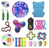 Zabawki sensoryczne - ZESTAW ZABAWEK ANTYSTRESOWYCH FIDGET TOYS MOCHI - miniaturka - grafika 1
