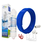 Akcesoria i części do lodówek - Zestaw Filtr AL-05J, Niebieski Wężyk 5m, Zawór 1/4, Złączka 1/4, Redukcja 3/4-1/4 - miniaturka - grafika 1