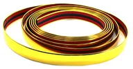 Akcesoria motoryzacyjne - Listwa Ozdobna Taśma Złota Gold Chrom 35 Mm 5M - miniaturka - grafika 1