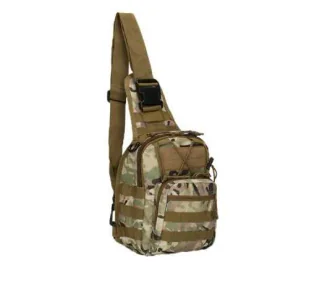 Plecak Taktyczny Sling Hard-Skin 600D polyester - Multicam - Odzież taktyczna i umundurowanie - miniaturka - grafika 1